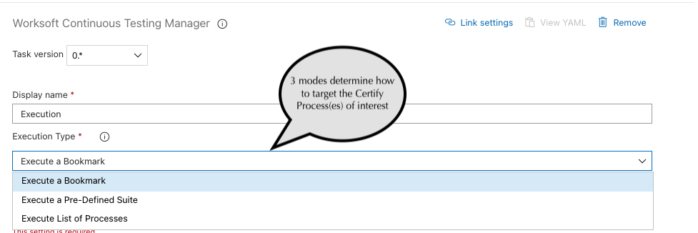 Choosing Desired Automation