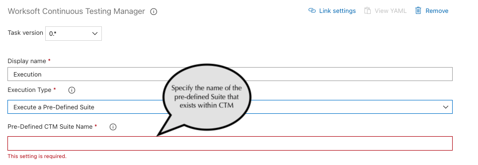 Automation via Pre-Defined Request