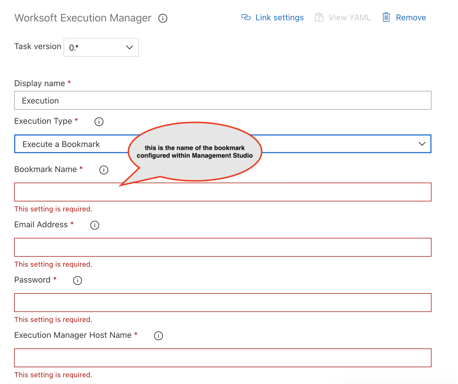 Automation via Bookmark